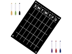Tableau Mémo Magnétique Noir En Acrylique, Fácil De Colar, Resistente A Curling, Para Frigo Et Bureau