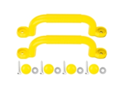 Mangueira de plástico para brinquedo de balanço infantil, antiderrapante, amarelo