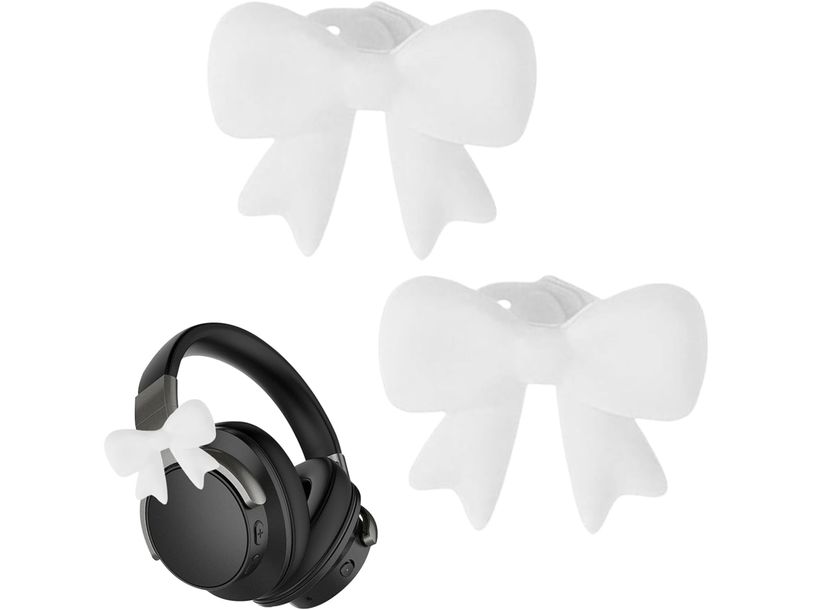 Acessórios Para Fones De Ouvido, Suporte 3d Em Silicone Formato De Nó Para 2 Fones Ouvido, Ideal Para Festas, Streaming