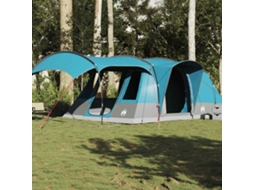 Vidaxl Tenda De Campismo Túnel Para 5 Pessoas Impermeável Azul