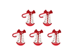 5 Pinos de Âncora Fishbone para Tendas com Corda