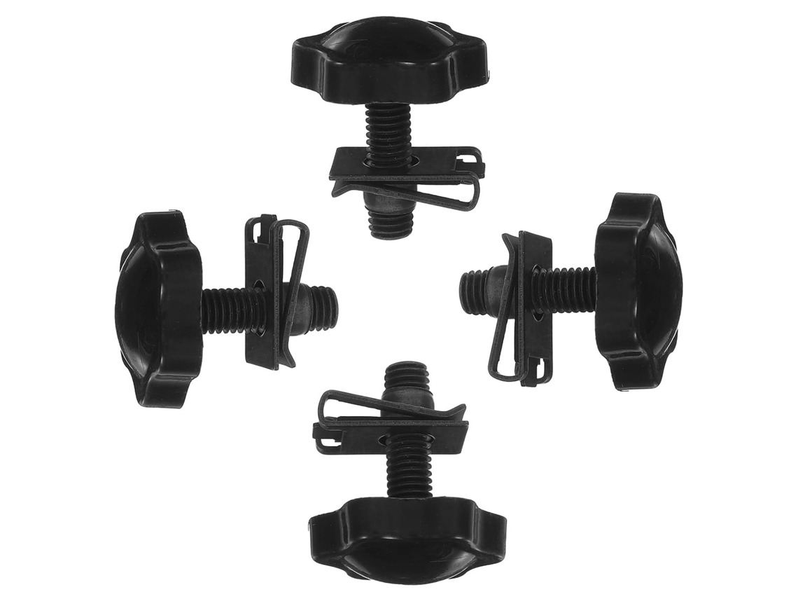 Parafusos De Segurança De Metal Preto Para Alforjes De Motocicleta, Parafusos De Fixação Antifurto.