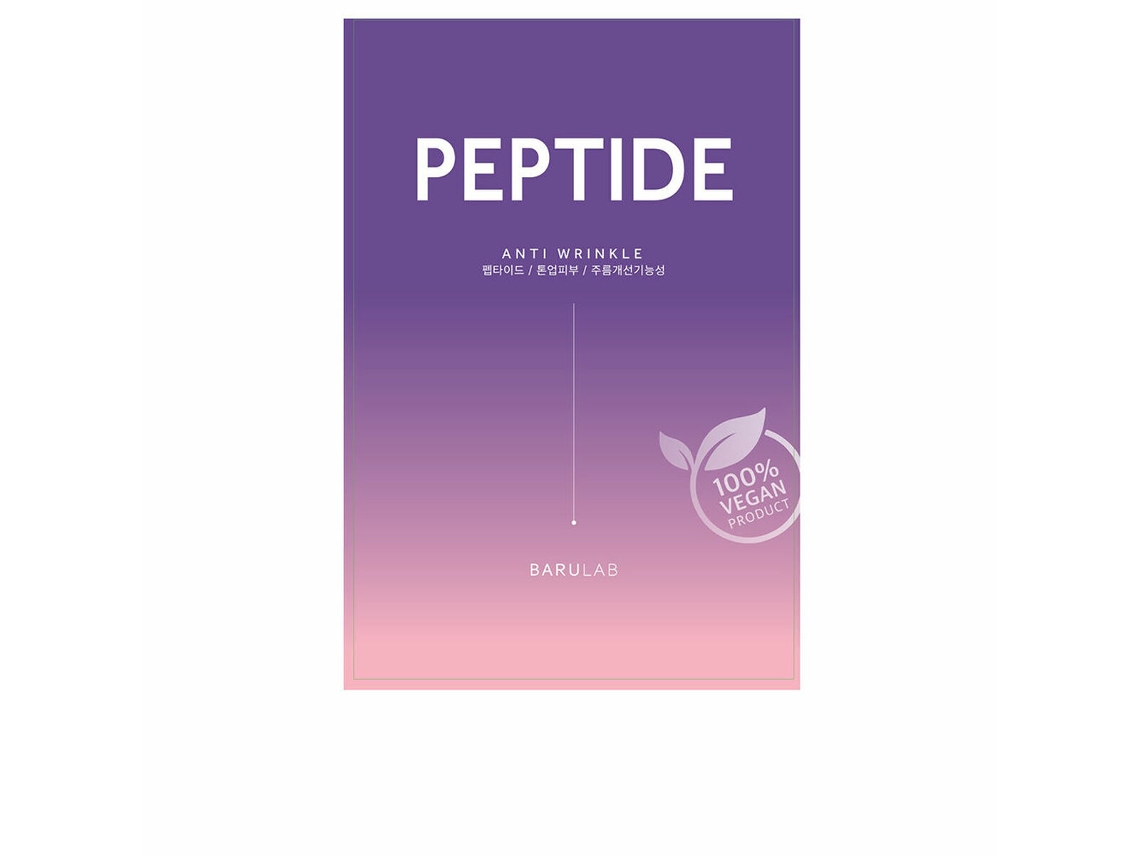 Masque Em Tecido - Barulab - A Máscara Peptide Clean Vegan - 23 G - Vegano - Não Comedogênico