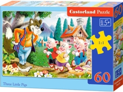 Puzzle CASTORLAND Three Little Pigs (60 Peças)