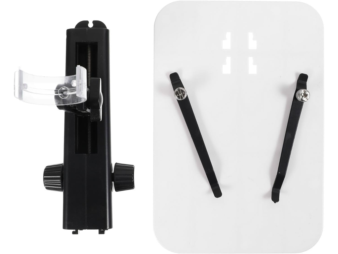 Suporte De Plástico Ajustável E Preciso Para Microscópio Digital, Com Base