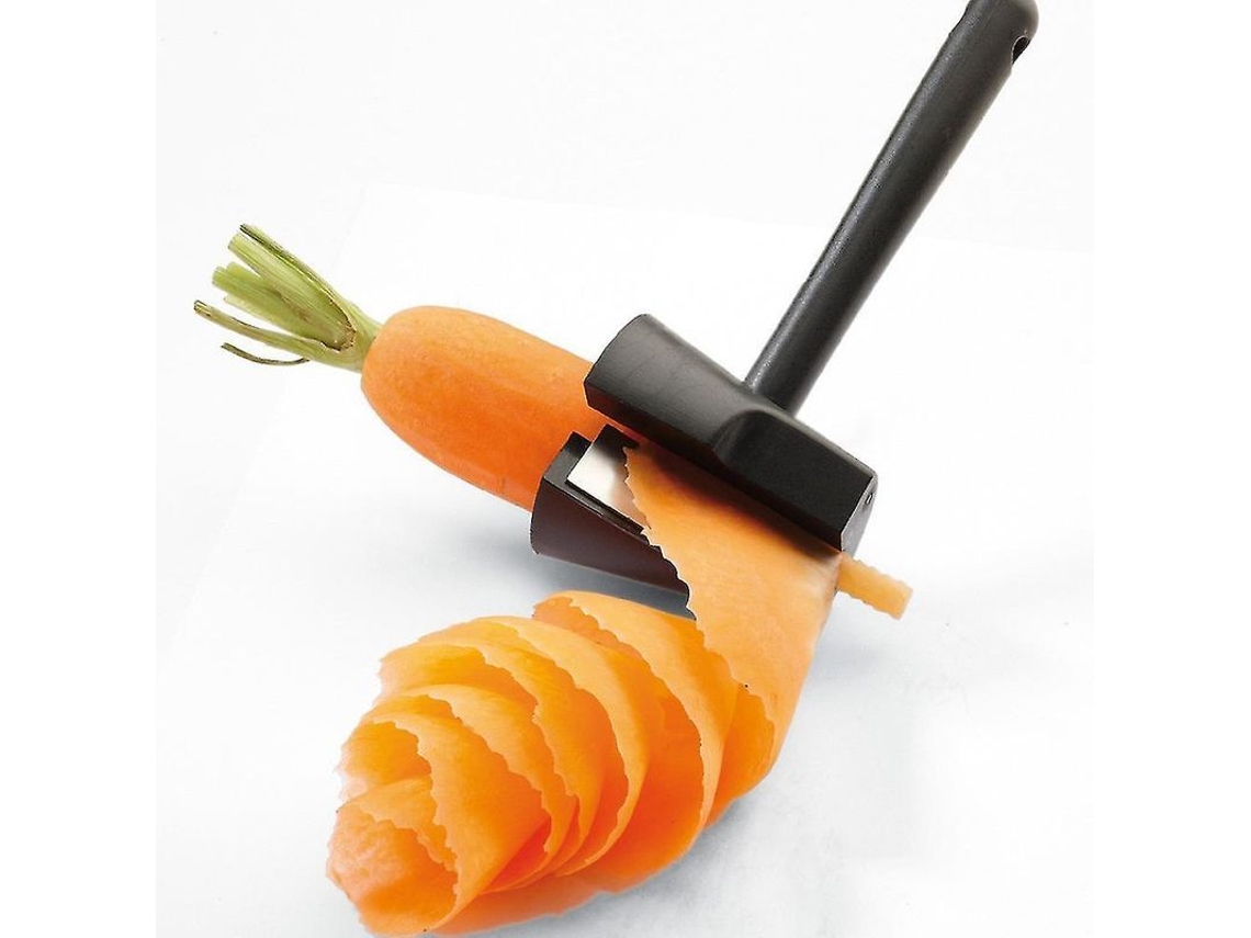 Ferramenta De Corte Para Legumes E Frutas De Cozinha Com Lâmina De Aço Inoxidável E Plástico Para Julianas E Decoração Preto