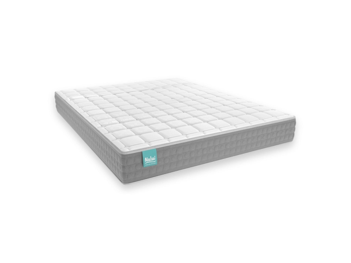 Colchão NALUI Bernia Viscoelástico 67x200 cm ±21cm Reversível com Tecido Termorregulador Firmeza média-alta Branco