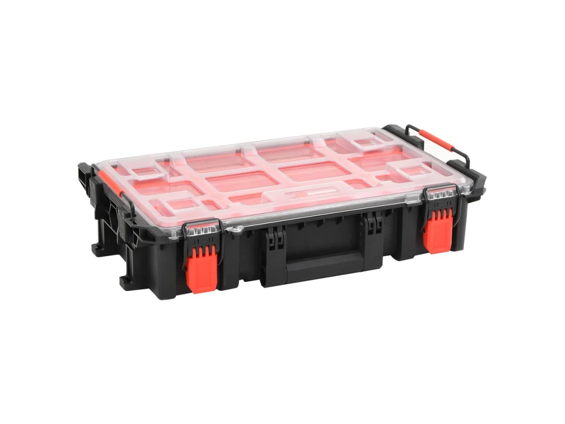 Flight Case, Flight Cases Vidaxl Preto Polipropileno (55.5 X 34.5 X 13.5 Cm)