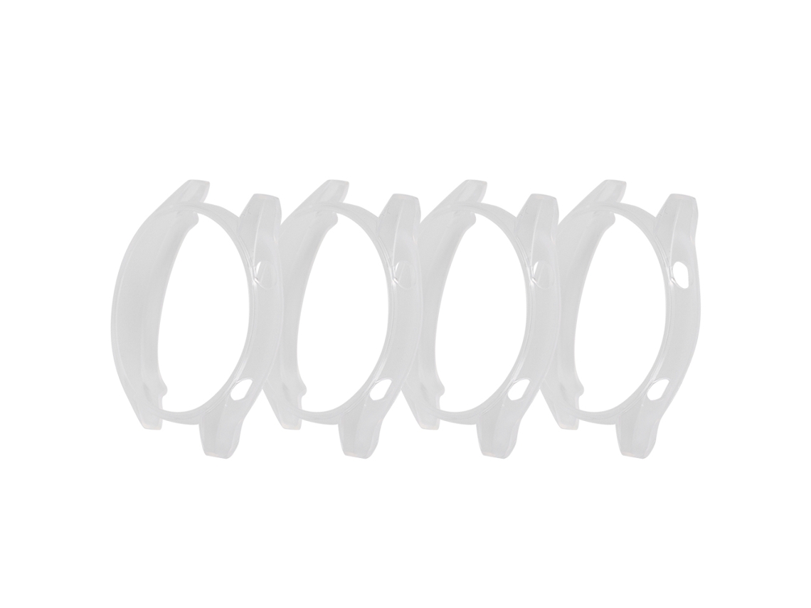 Capa Protetora para Huawei Watch Gt Capa Protetora Tpu Transparente/eletroplatada, 4 Peças por Venda EOOCOO (proteção Transparente)