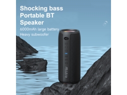 Subwoofer Portátil Zealot S51pro Bt Ipx7 6000mah