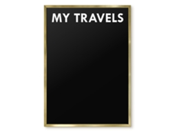 Magnetic Glass Board My Travels For The Hall Espelharte (50x70 Cm)
