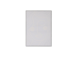Impressão em Tela de Espuma 3d de uma Mulher, Branca, 103x4,5x143cm ALEXANDRA HOUSE LIVING
