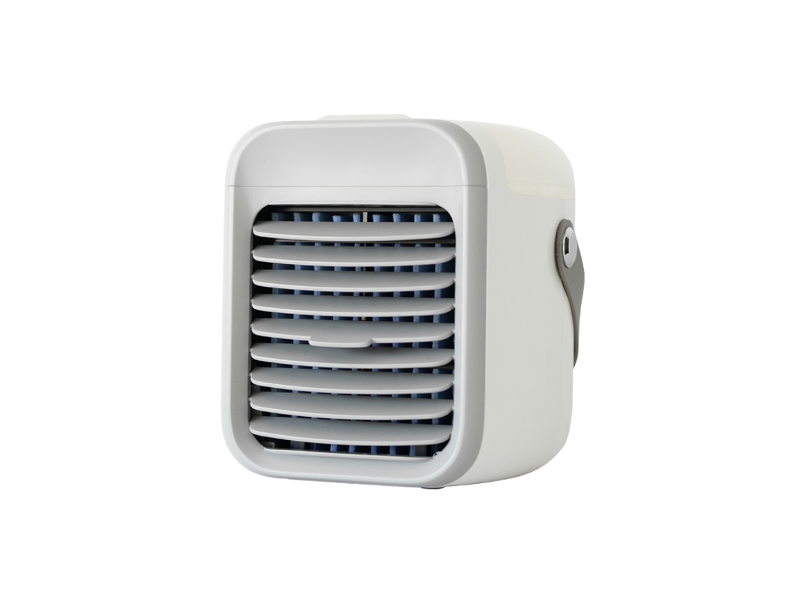 Ventilador Portátil de Ar Condicionado Umidificador de Ar Evaporativo Sem Fio com Disco de Aroma 3 Mini Ventilador de Refrigeração de Mesa Unbranded