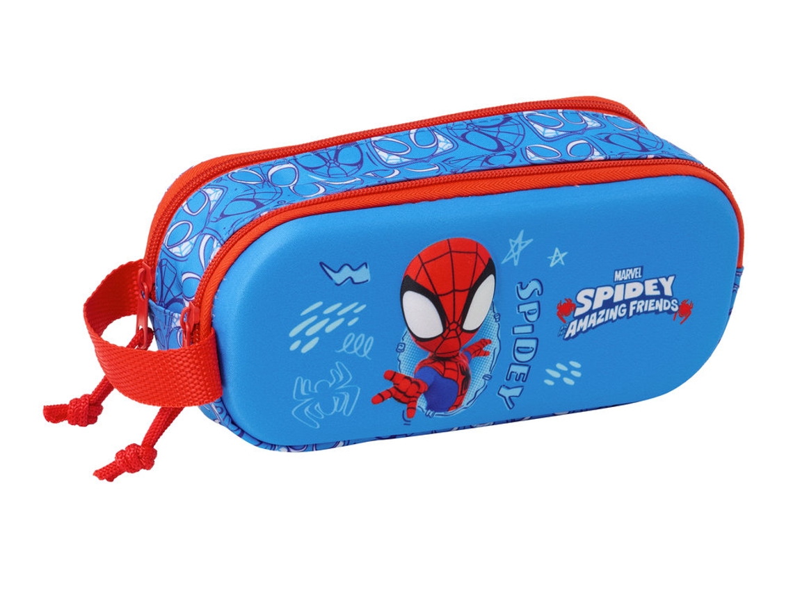 Estojo Duplo SPIDERMAN Spidey 3D (21 x 8 x 6 cm)