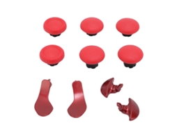 Acessórios para Controle de Jogo Kit de Botões com Grip 10 em 1 para Controles Ps5 Edge/dualse EOOCOO (puxadores de Substituição, Botões Traseiros)