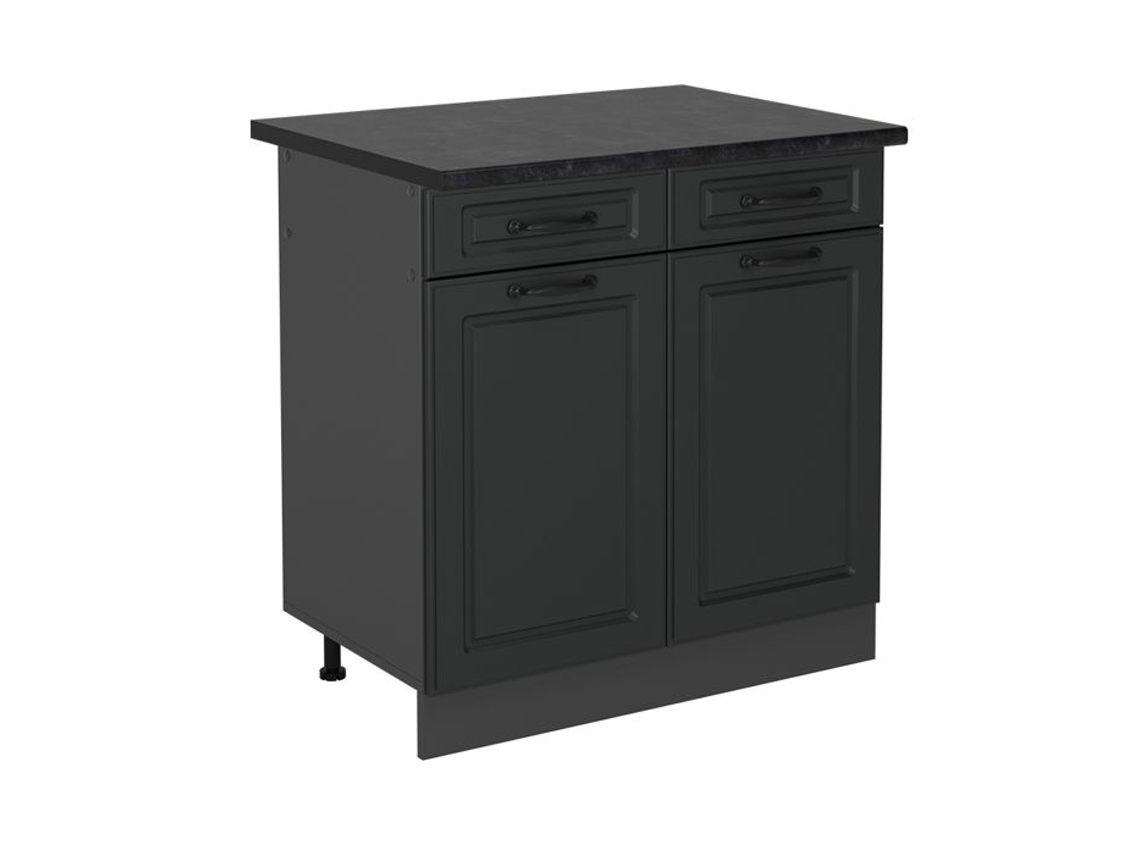 Móvel cuisine R-Line, 80cm, PT Antracite, Antracite campagnarde, Antracite VICCO