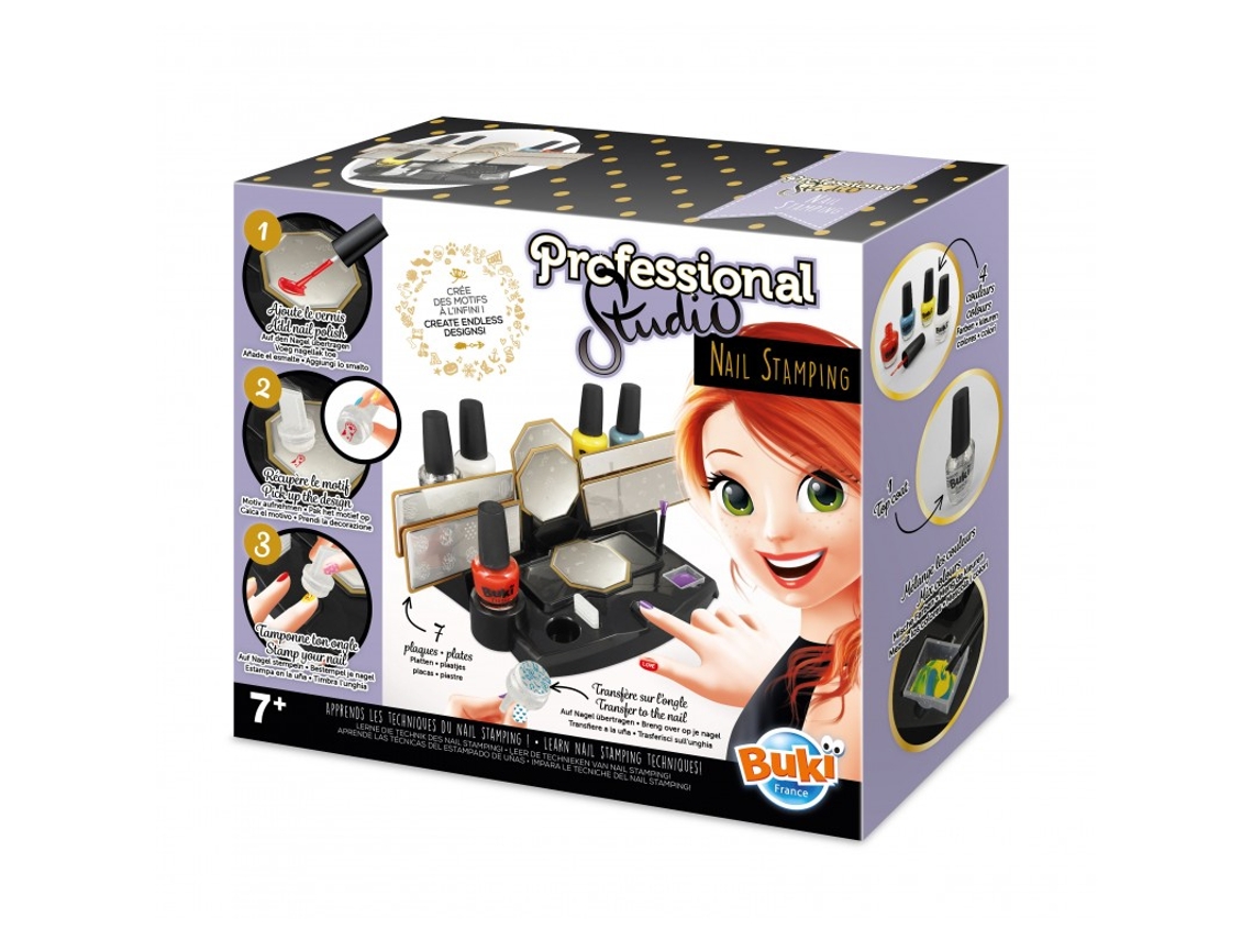 Professional Studio Nail Stamping BUKI FRANCE (Idade minima recomendada: 6 anos)