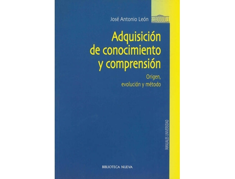 Livro Adquisicion De Conocimiento Y Comprension