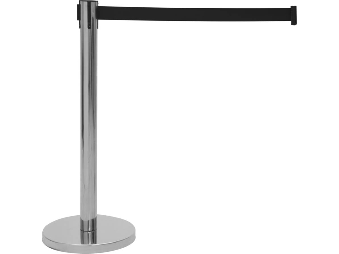 Sistema de Barreira EUROLITE com Cinto Preto Retrátil