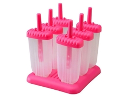 Moldes De Popsicles Reutilizáveis Para Crianças - Seguros, Saudáveis E Sem Mãos Pegajosas Vermelho