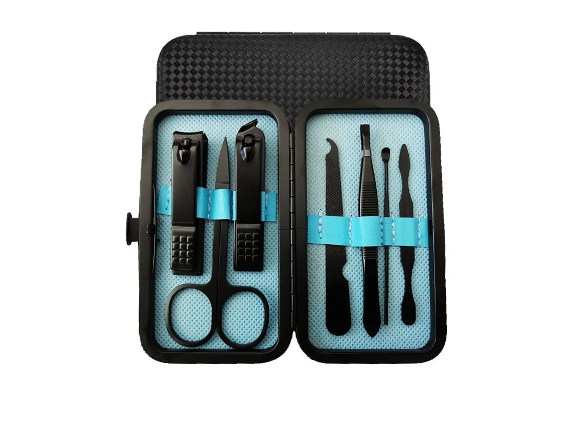 Lurelia Kit De Manicure E Pedicure, Em Aço Inoxidável, Para Idosos, Portátil, Com Estojo, Para Cuidados Pessoais