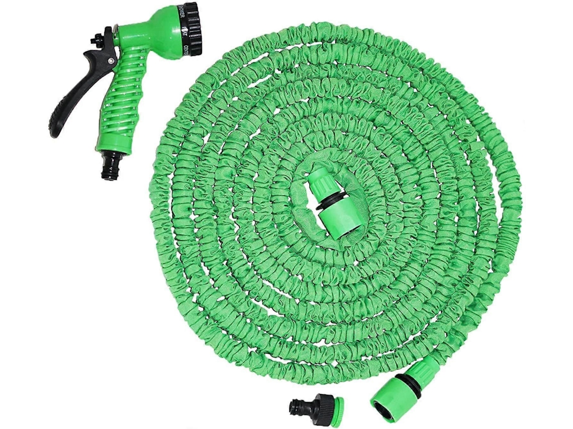 Lurelia Mangueira De Jardim Expansível 30 M, Com Pulverizador De 7 Funções, Verde