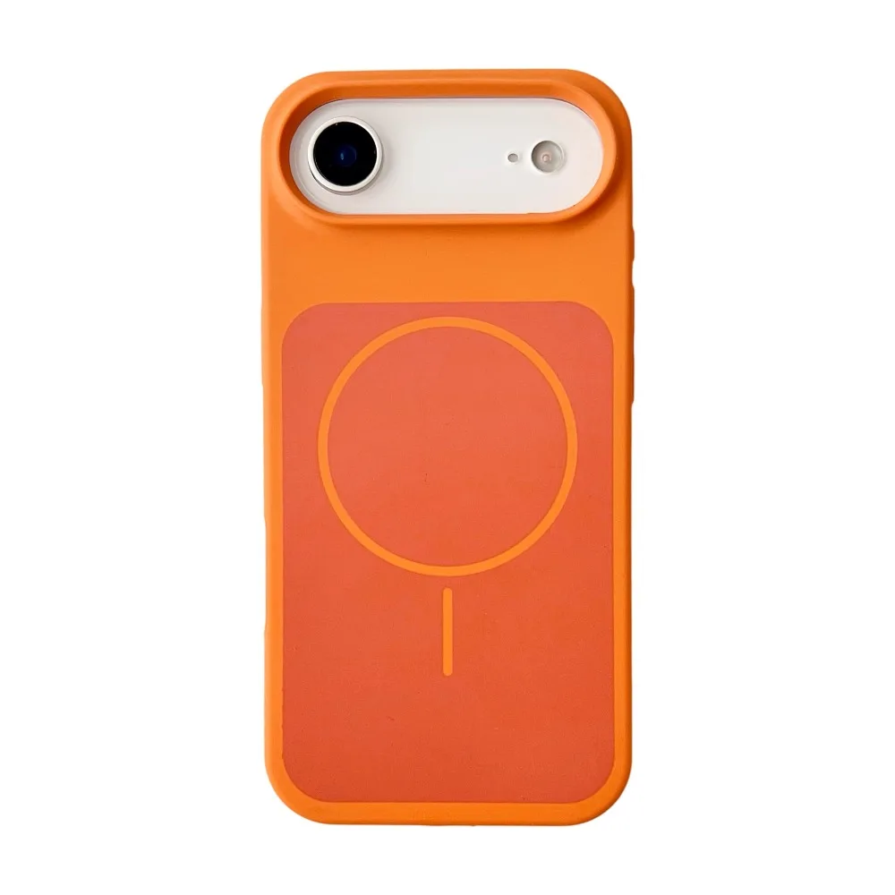 (laranja, Iphone 17) Capa Magsafe À Prova De Choque Para Iphone, Capa Protetora De Silicone Líquido Com Toque Suave.