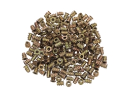 200 Unidades De Insertos Flange Hexagonais Em Liga Metálica M4x10 Com