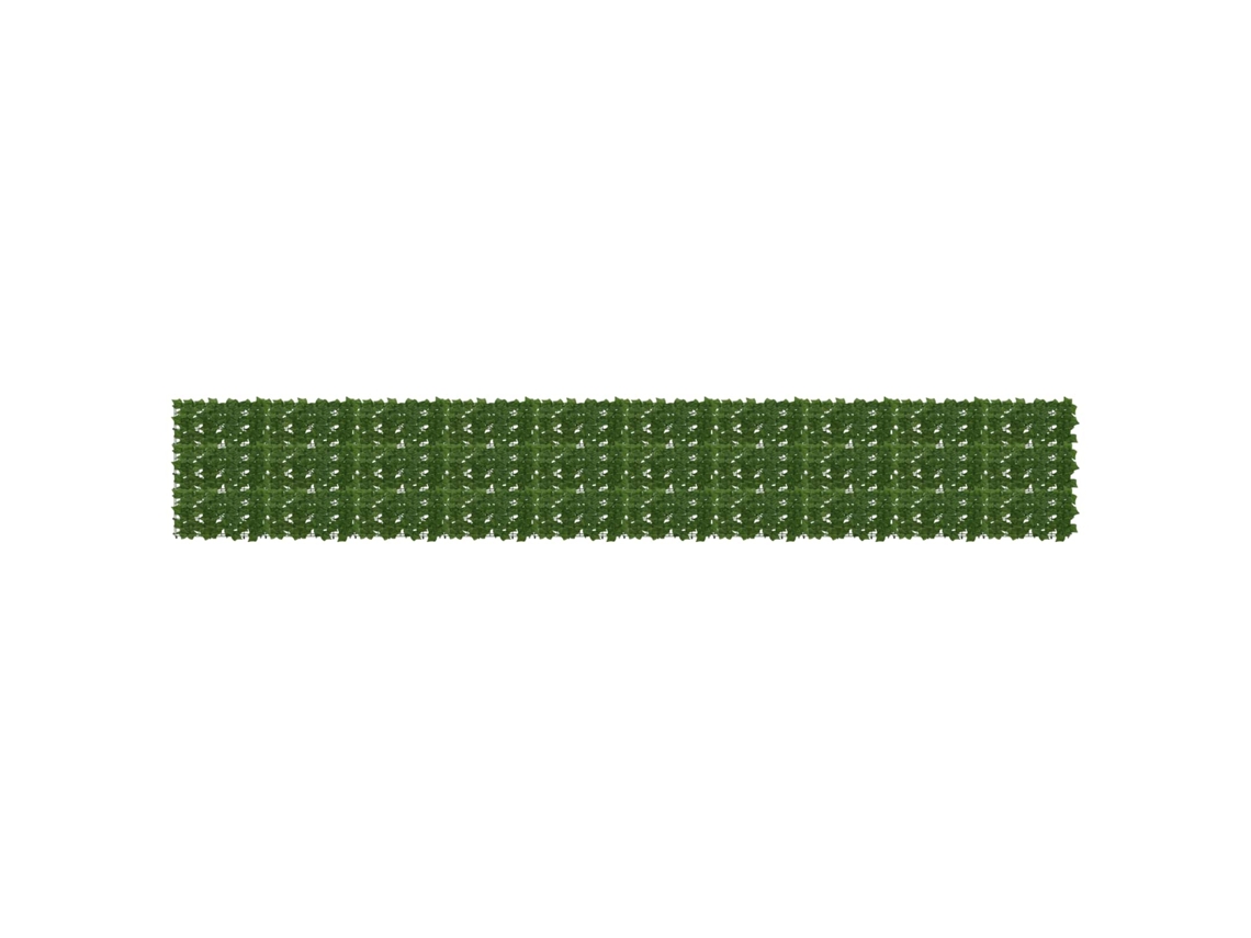 Vidaxl Tela De Varanda Com Folhas Verde 500 X 75 Cm