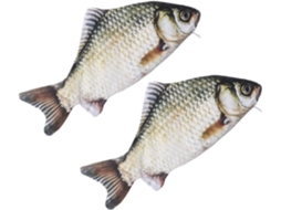 Conjunto De 2 Estojos De Lápis Em Formato De Peixe Realista, Porta- Divertidos Para Meninos E Meninas,