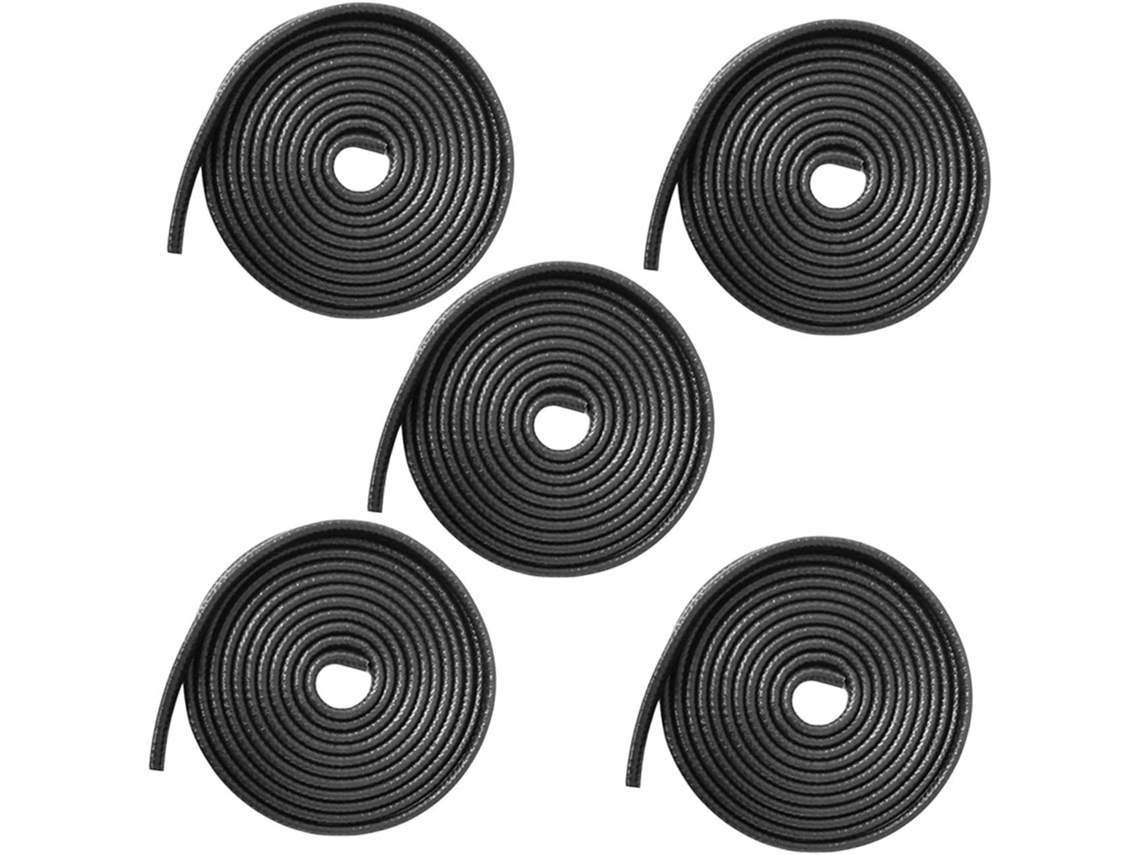 5 rolos de fita protetora Preta Fita para portas de carro, anticolisão e antirriscos.
