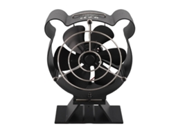 Laxiscreed Ventoinha Para Lareira Mini Com 6 Pás, Energia De Calor, Promove Melhor Circulação De Calor