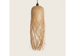 LEDKIA Candeeiro Suspenso Bambu Exterior Kawaii