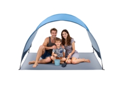 Tenda De Praia Para 3 Pessoas 230 X 148 X 137 Cm Proteção Solar Upf 50 Ou Superior Vevor
