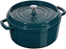 Caçarola STAUB (Verde, Azul - Ferro Fundido - 28 cm)