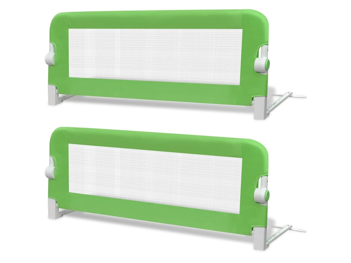 Conjunto de 2 barras de segurança para berço de bebê, verde, MAISON EXCLUSIVE (102x42 cm)