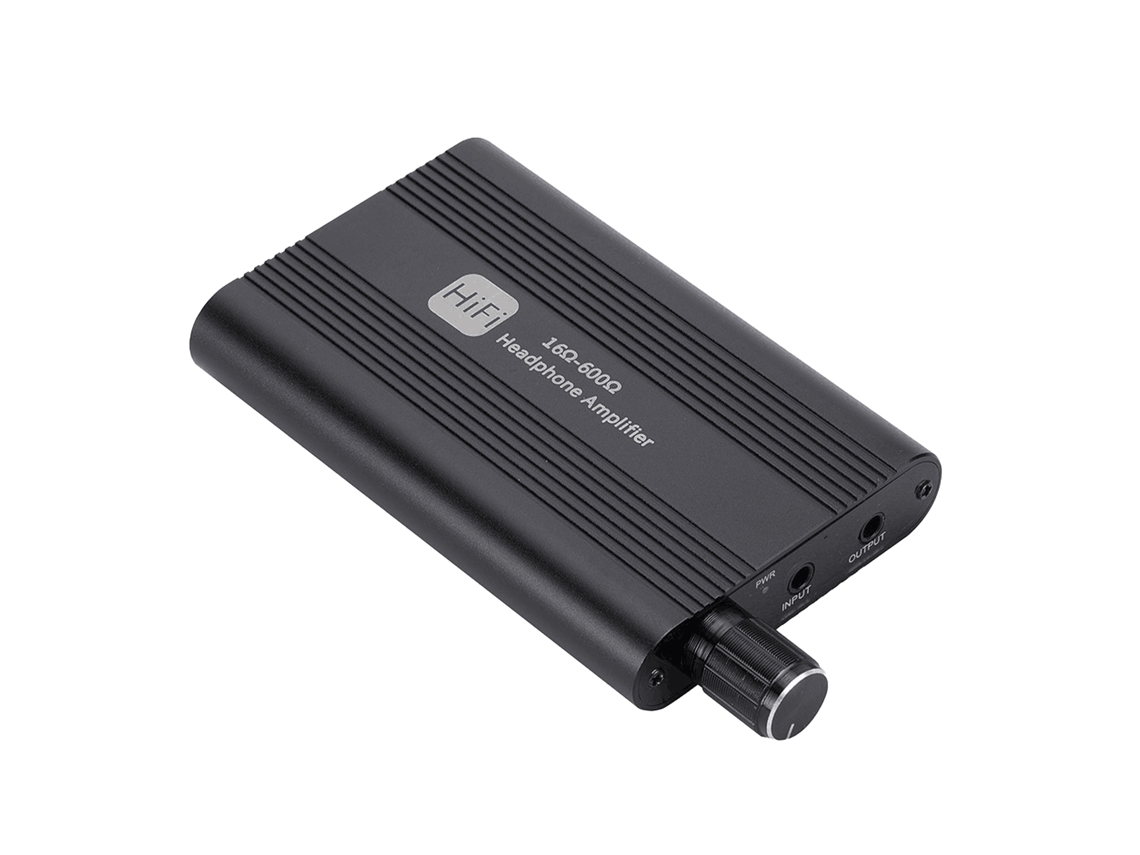 AMPLIFICADOR PORTÁTIL DE ALUMÍNIO HIFI COM BATERIA MARCA Mali
