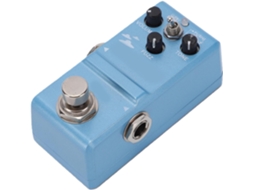 Pedal De Fuzz Para Guitarra Elétrica, Compacto Com Carcaça Metálica