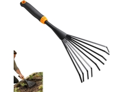 Ancinho Manual Ergonômico De Metal Com 9 Dentes Para Arbustos | Para Folhas