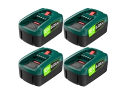 Bateria recarregável, capacidade de 8000mAh, compatível com 18V, 4 peças de bateria de 8000mAh OEM