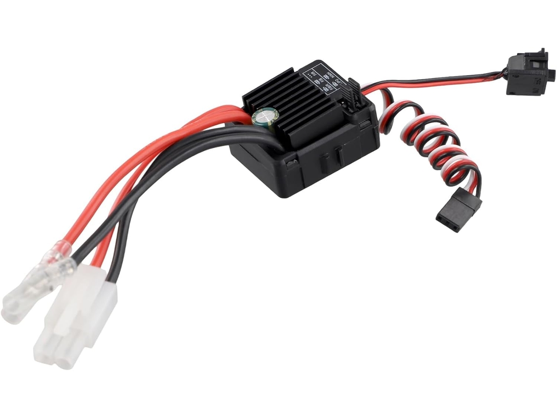 Controlador de Velocidade Eletrônico Rc 1060 Brushed Esc 60a 2 3s Lipo À Prova D'água para Carro SFUSHOS