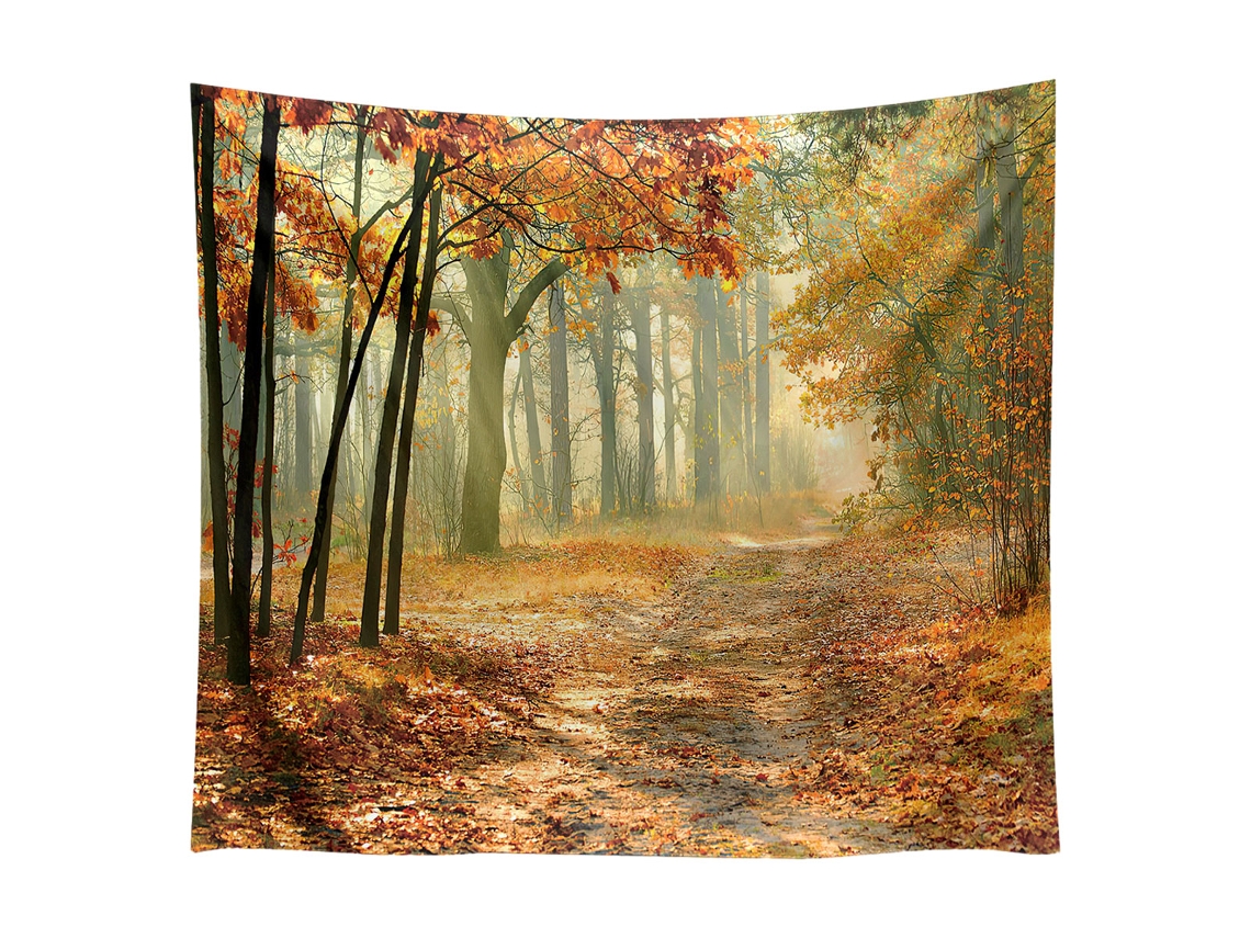 Tapeçaria Paisagem Natural Da Floresta Decoração para Quarto e Sala de Estar RNEMITERY