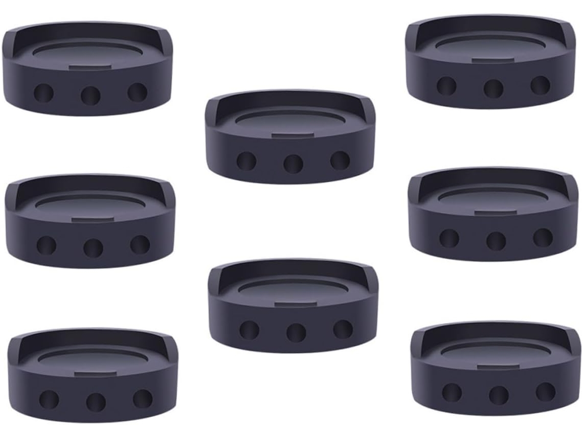Conjunto De 8 Tapetes Borracha Antiderrapantes Para Pés Máquina Lavar E Geladeira, Almofadas Resistentes Para Móveis Que