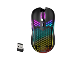 Rato Sem Fio Para Jogos 2.4ghz Recarregável Com 6 Botões 6d De Alta Precisão Para Laptop