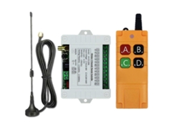 Receptor De Controle Remoto Sem Fio Rf De 4 Canais, 12-36v Dc, Com Antena De Ventosa De Longo Alcance De 2000 M.