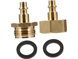 Conjunto De 2 Conectores Rápidos Com Rosca Para Mangueira Irrigação