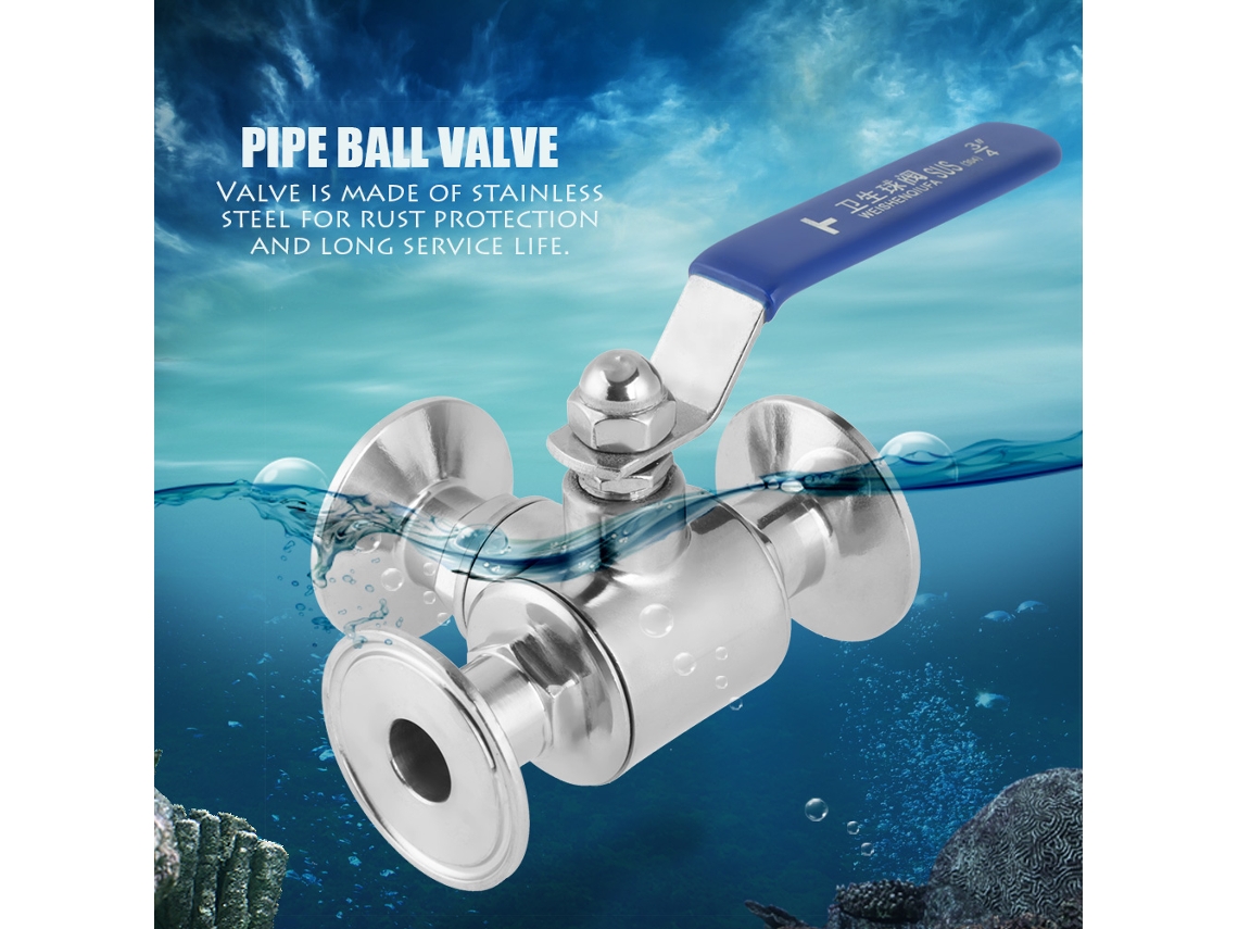Válvula De Esfera Em Aço Inoxidável Sus304 Three-way 3/4" Laxiscreed