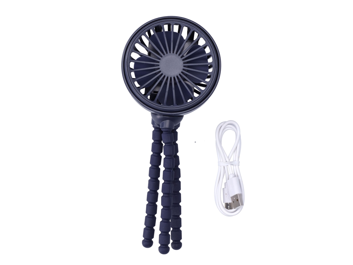 Ventilador Portátil 360º com Tripé Home Office Biblioteca Azul