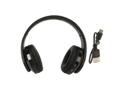 Fones de Ouvido Bluetooth Supra auriculares EOOCOO (iluminação Gradiente de Sete Cores Rgb, Inserção de Cartão, Plegável)