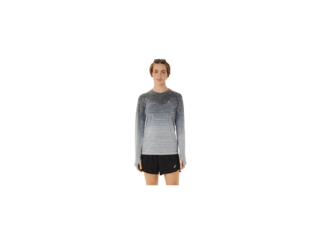 Camisola para Mulher ASICS Cinzento (Tam: L)